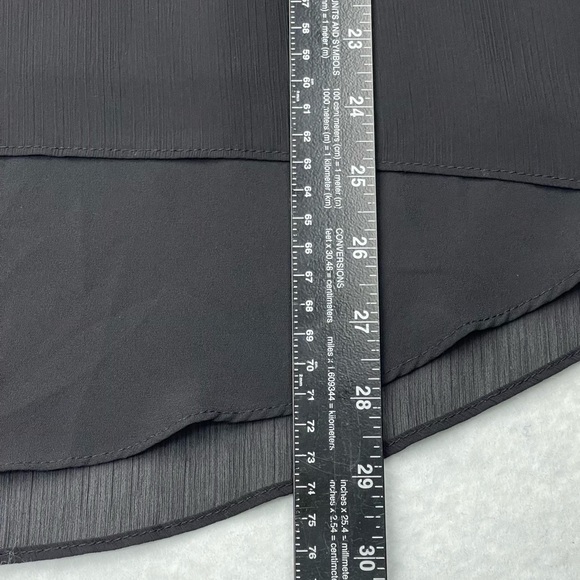 WHBM White House Black Market Tansy Boho Embroidered Blouse Womens 14P Petite - Picture 8 of 11